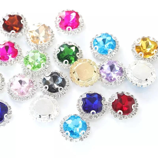 REAL CRYSTAL DIAMANTE EMBELLISHMENT