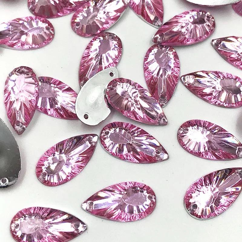 TEARDROP TEXTURED RESIN CRYSTAL