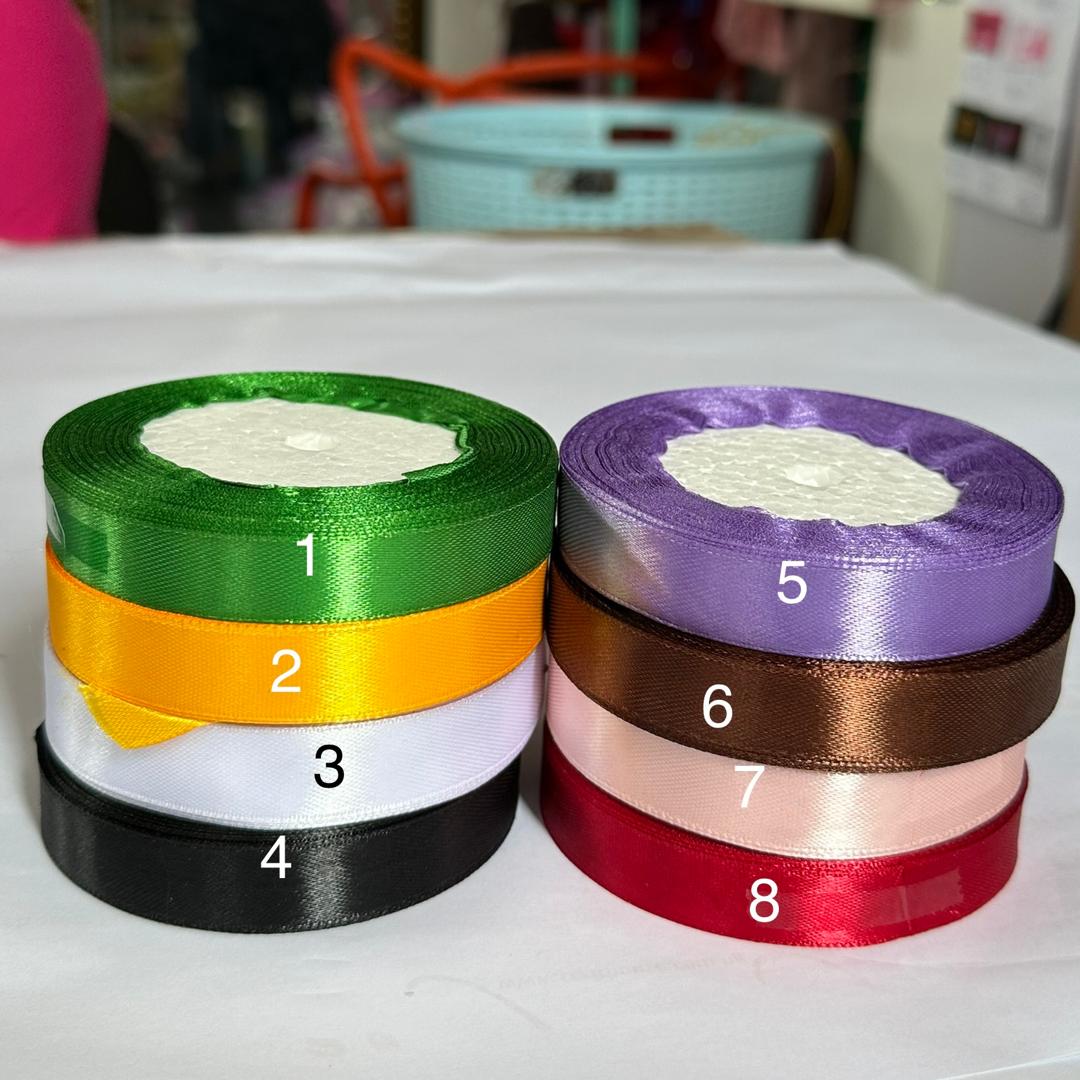 CRAFT SATIN RIBBON 1CM