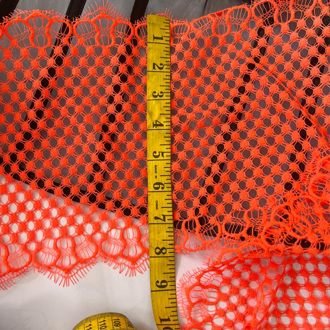 Orange Mesh Trimming