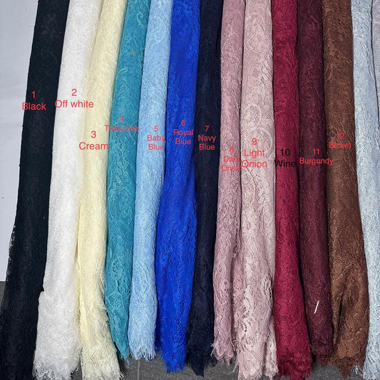 CHANTILLY FABRIC COLORS 1-21