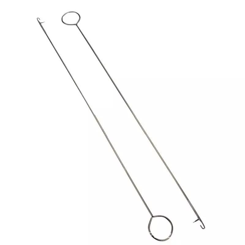 LOOP TURNER HOOK WITH LATCH, STAINLESS STEEL LOOP TURNER FOR FABRIC TUBE STRAPS BELTS STRIPS, DIY KNITTING ACCESSORIES, SEWING TOOLS, SEWING ACCESSORIES AND TOOLS. 1