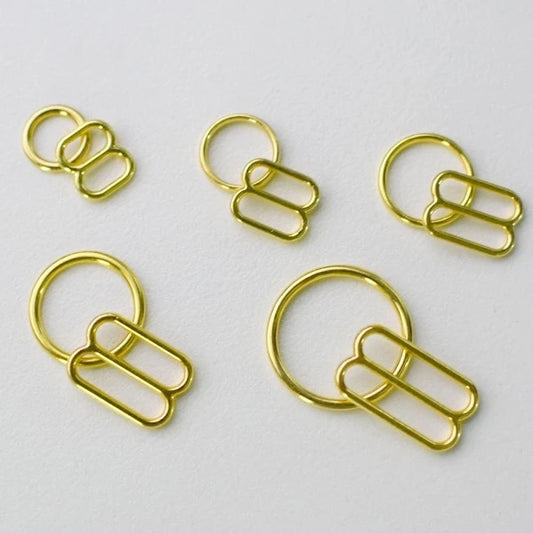 METAL STRAP SLIDER GOLD STRAP ADJUSTER RINGS