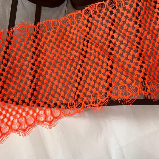 Orange Mesh Trimming